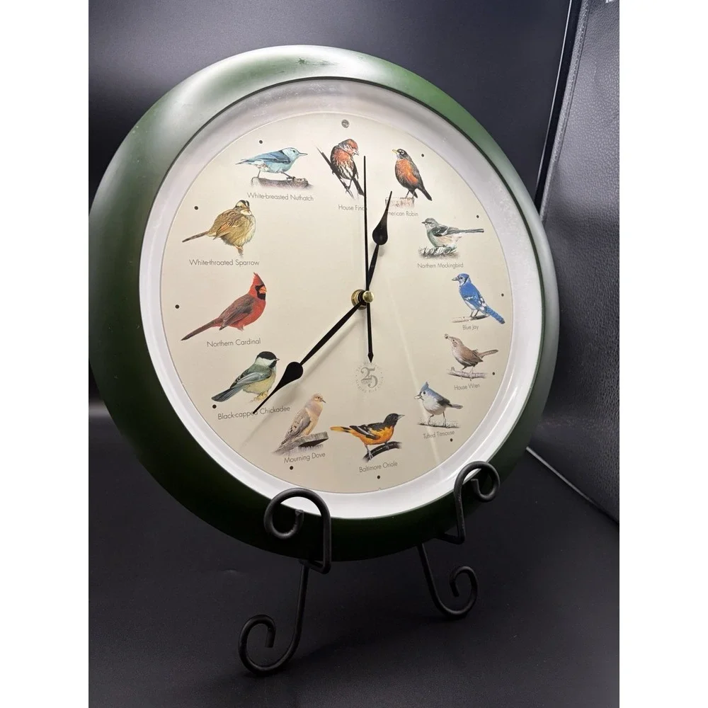 Singing Bird Hanging wall clock 13.5